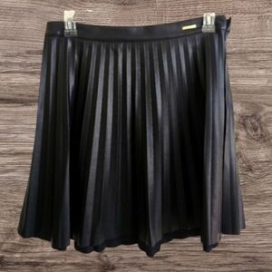 🖤Marc New York Pleated (Faux) Leather Skirt